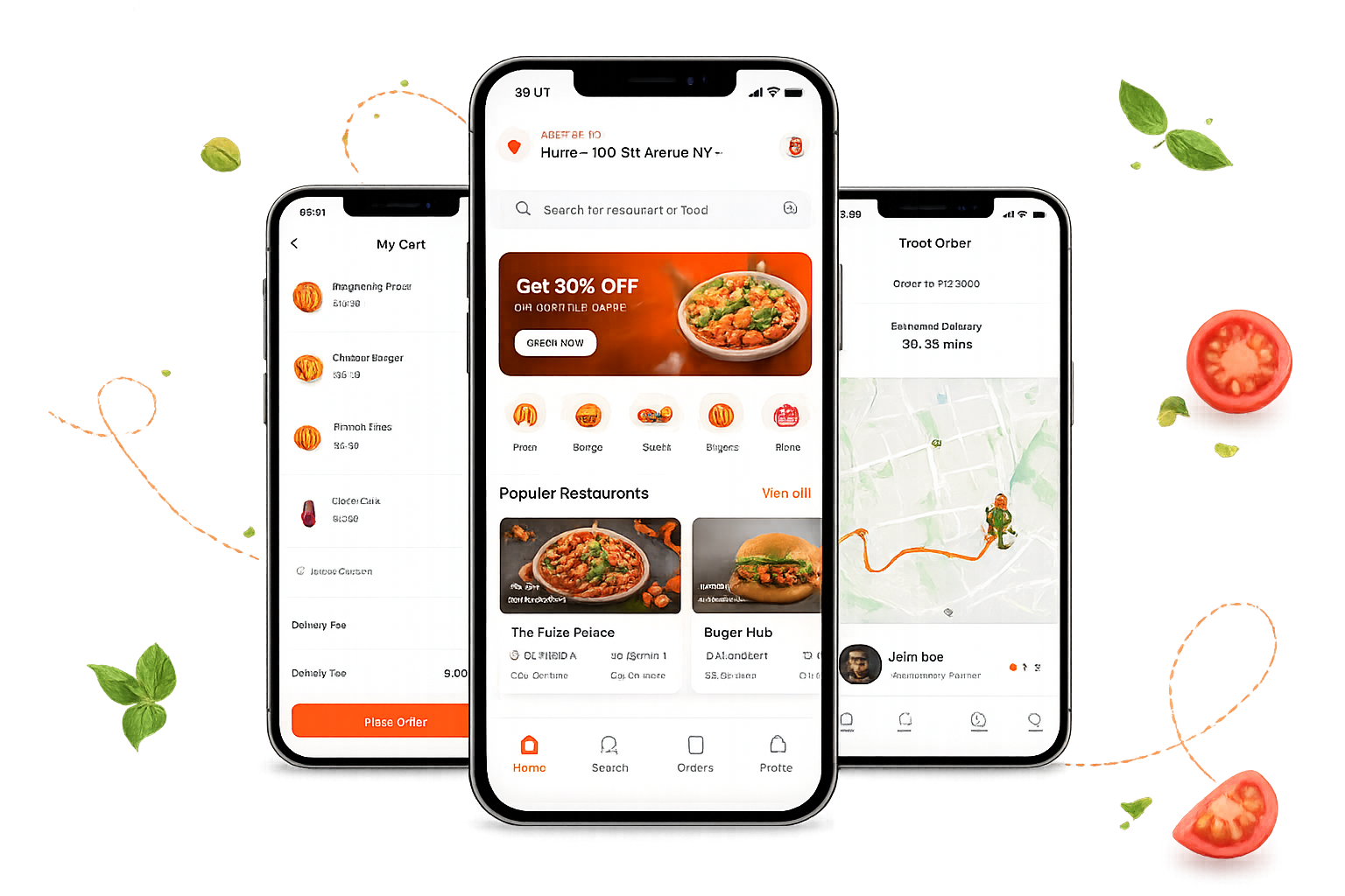 AI Powered Food Delivery Software Dashboard